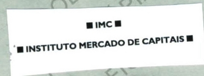 IMC-INSTITUTO MERCADO DE CAPITAIS