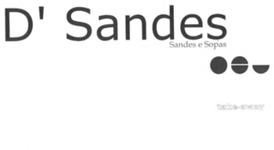 D'SANDES, SANDES E SOPAS, TAKE-AWAY