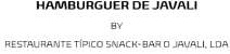 HAMBURGUER DE JAVALI BY RESTAURANTE TÍPICO SNACK-BAR O JAVALI, LDA