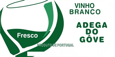 VINHO BRANCO, ADEGA DO GÔVE, FRESCO, PRODUTO DE PORTUGAL