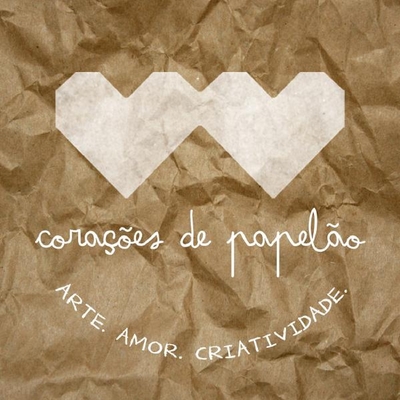 CORAÇÕES DE PAPELÃO ARTE.AMOR.CRIATIVIDADE.