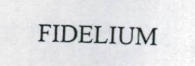 FIDELIUM