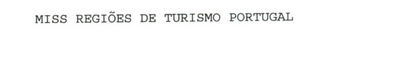 MISS TURISMO PORTUGAL