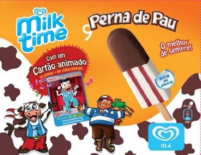 MILK TIME PERNA DE PAU OLÁ