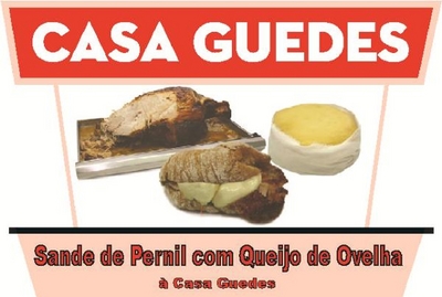 CASA GUEDES SANDE DE PERNIL COM QUEIJO DE OVELHA À CASA GUEDES
