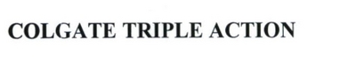COLGATE TRIPLE ACTION